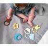 C.R. Gibson 100% Food Grade Silicone Star Baby Teether for