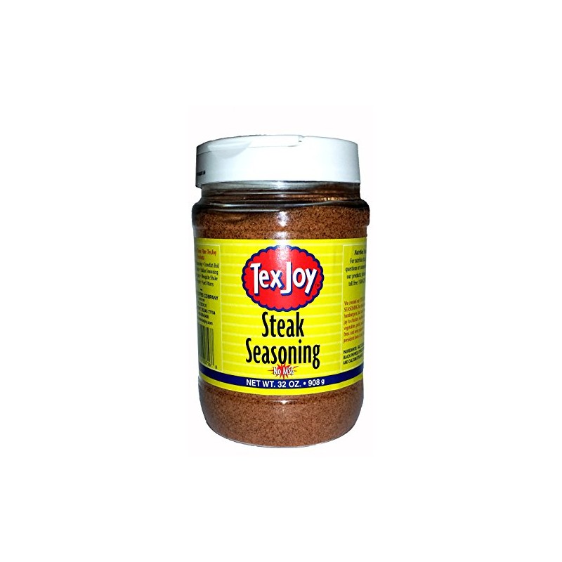 TexJoy Steak Seasoning No MSG 32 ounce