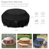 Wavecover Octagon Picnic Table Cover, 91-inch Waterproof Outdoor Picnic Table