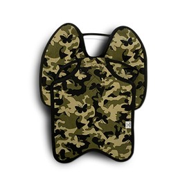 Hen Saver Hen Apron/Saddle, Single Strap w/Fixed Shoulder Protector – Durable Premium Protection, Hand-Sewn, 100% Cotton, 3 Layers Thick, Protection for Feather Loss & Rooster Injuries - Camo, XL