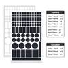 4pcs Dimming Stickers，LED Light Blackout Sticker Light Dimming Stickers, Suitable