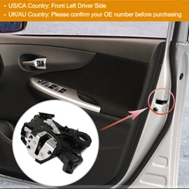 Front Left Driver Side Power Door Lock Actuator Motor for Lexus GS350 2016-2019 6904006180 690400C050 6904042250 Car Door Release Kit