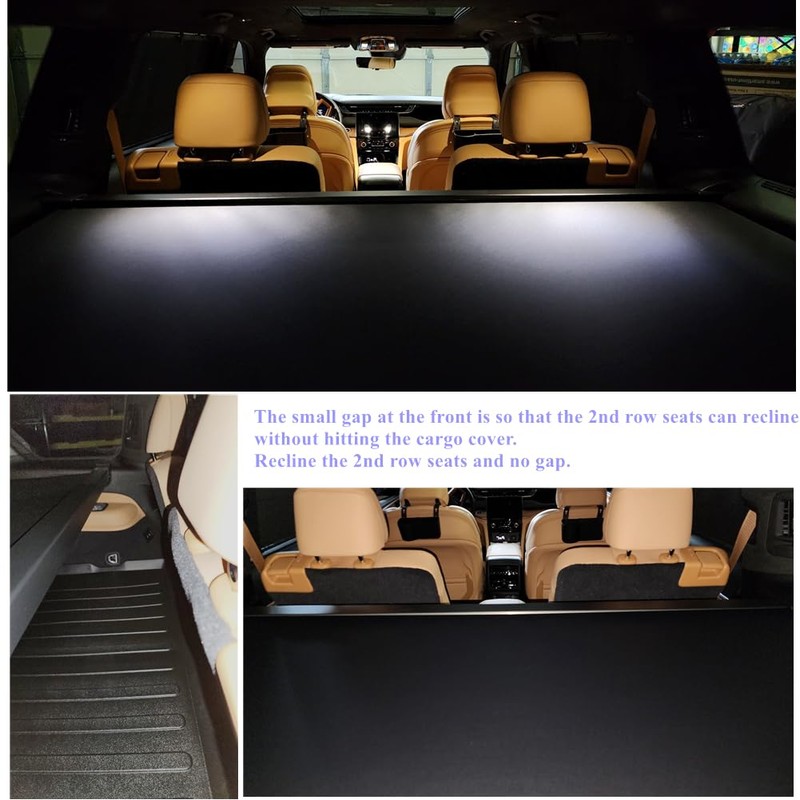 VeCarTech Compatible with All-New 2022-2025 Jeep Grand Cherokee(2 Row; WL)