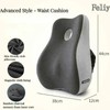 Memory Foam Seat Cushion and Lumbar Support Pillow for Office