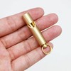 3Pcs Whistle Emergency for Women Men Stainless Steel Tongue Ring