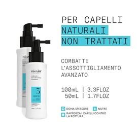Nioxin System 3 Tratamiento Leave-In Engrosador para Cabello Teñido y Debilitado 100 ml | Fortalece, Da Volumen y Nutre el Cuero Cabelludo