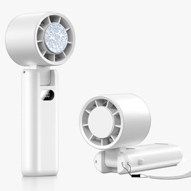 Handheld Fan, Portable Fan, Portable Fan, 2025 Summer Design, Cool Feel, Instant Cooling, Foldable, Small Neck Cooler, Powerful Cold Air, Semiconductor Cooling, 180° Folding, 3600 mAh Large Capacity