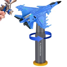 Rotatable Model Airbrush Stand - Extra-Large Parts Fixation with 6PCS Reusable Crystal Double-Sided Tapes for Model, Aircraft & Military Kits, PMKJ035