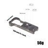 FOTGA Camera Base Plate Quick Release Plate for Canon EOS