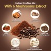 Mushroom Coffee, 6 Adaptogenic Mushrooms (Lion's Mane, Cordyceps, Turkey Tail