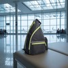 Toolzia Pickleball Sling Backpack Crossbody Sports Bag with Paddle Holder