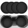SINGARO Car Cup Holder Coaster, 4PCS Silicone Cup Holders Embedded