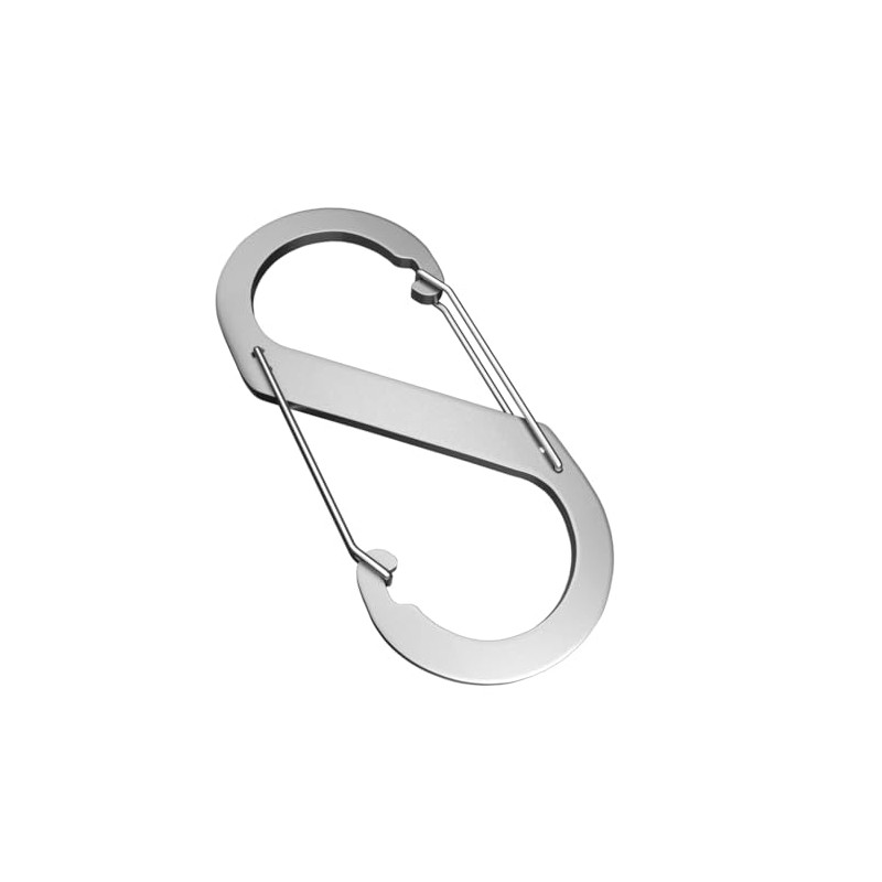 Aluminium S-Shaped Carabiner Hooks, 88mm x 40mm, Set of 3,