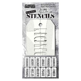 Tim Holtz Element Stencils Christmas EST003 Christmas Collection 2022