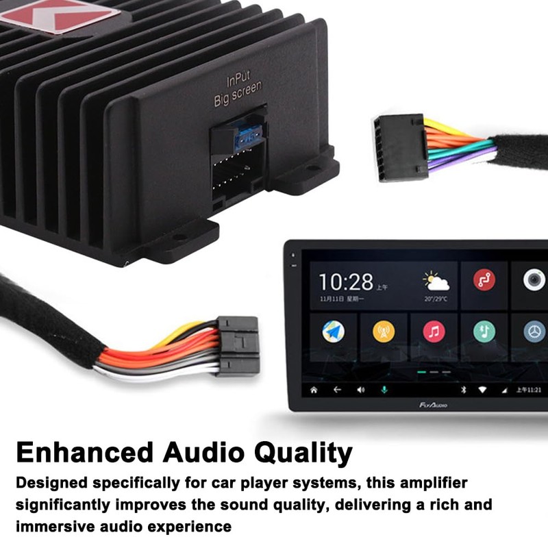 GoolRC 4-Channel Full-Range Amplifier, 80Wx4 Audio Modification Power Amplifier Digital