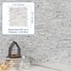 SODI MOSAIC Grout-Free Natural Stone Peel and Stick Backsplash -