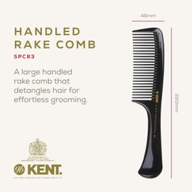 Kent Professional Styling Handled Rake Comb