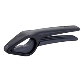 FACKELMANN Statement Aluminium Nutcracker - Stylish Nutcracker Suitable for Almost All Nuts - Suitable for Walnuts, Hazelnuts etc. - Approx. 31 x 6 x 3 cm, Black/Grey