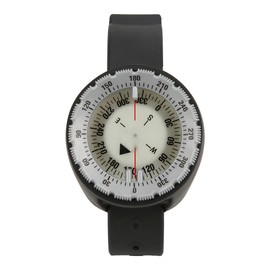 CP-991 Lightweight Strong Magnet 50M Watch Balanced Waterproof Underwater Luminous Diving Wrist CompassGray
