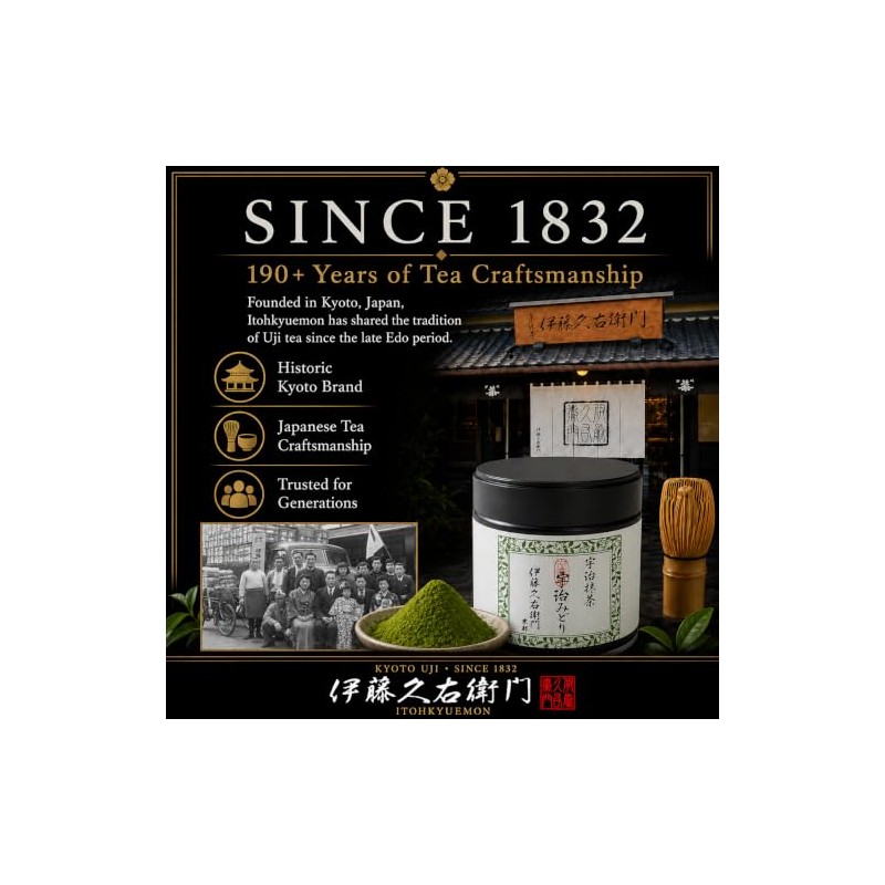 Ceremonial Grade Matcha Green Tea Powder from Kyoto
