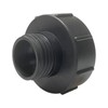 IBC Tank Adapter S100x8 zu S60x6, 100mm auf 60mm Grobgewinde,