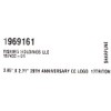 Triton Boat Raised Emblem Decal Sticker | 20th Anniversary