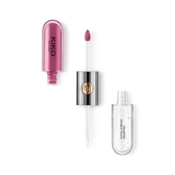 Kiko Milano - Unlimited Double Touch 118 Liquid Lipstick With A Bright Finish In A Two-step Application. lasts Up To 16 hours. No-transfer base Colour.