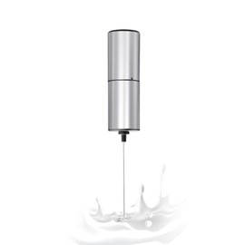 ELMWAY Electric Milk Frother Handheld, Stainless Steel Whisk for Coffee,Hot Chocolate,Matcha,Protein Powder,Mini Foam Maker with Stainless Steel body(Battery Operated without Stand)
