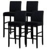 Lellen Bar Stool Covers Set of 4,Stretch Washable Bar Stool