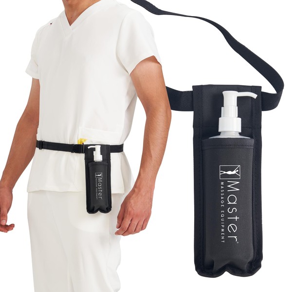 Master Massage Single Bottle Massage Oil Holster Case Bag-Adjustable and
