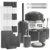 Nestl Bathroom Set - Gray Bathroom Accessories Set, Bathroom Sets