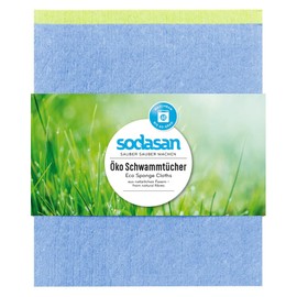 Sodasan Eco Sponge Cloths (6 x 2 Pieces)
