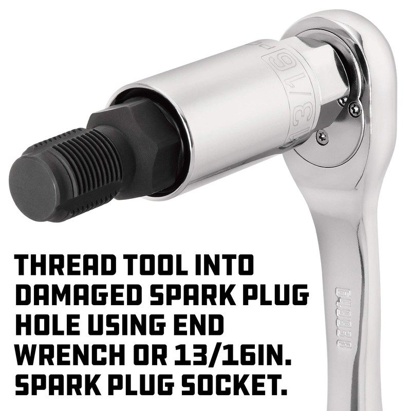 Powerbuilt 648422 14mm & 18mm Spark Plug Hole Rethreader