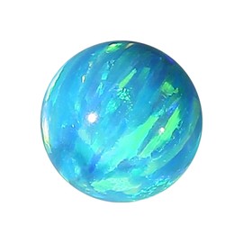 Piercingline® Synthetic Opal Screw Ball with Surgical Steel Thread