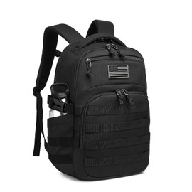 Wotony Military tactical backpack, backpack for men black small tactical assault bag (blue, 18.5 inch)