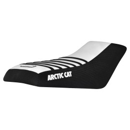 Enjoy Mfg Arctic Cat 250 300 400 454 500 4x4 2x4 Seat Cover BLK side-WHITE-BLK rib #277
