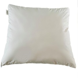 KOMA schlafgut Kapok Classic Pillow, Vegan, Sustainable, Organic Premium Quality, Made in Germany, Made from Kapok Fibres, Suitable for Allergy Sufferers, Breathable (40 x 40 cm)