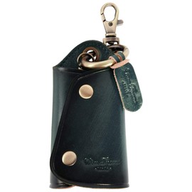 Dom Teporna Women's Smart Key Case, Genuine Leather, Men's Cowhide Leather, Graduated Leather, Italian Leather, Key Charm, Leather Accessories, Keys, Storage, navy