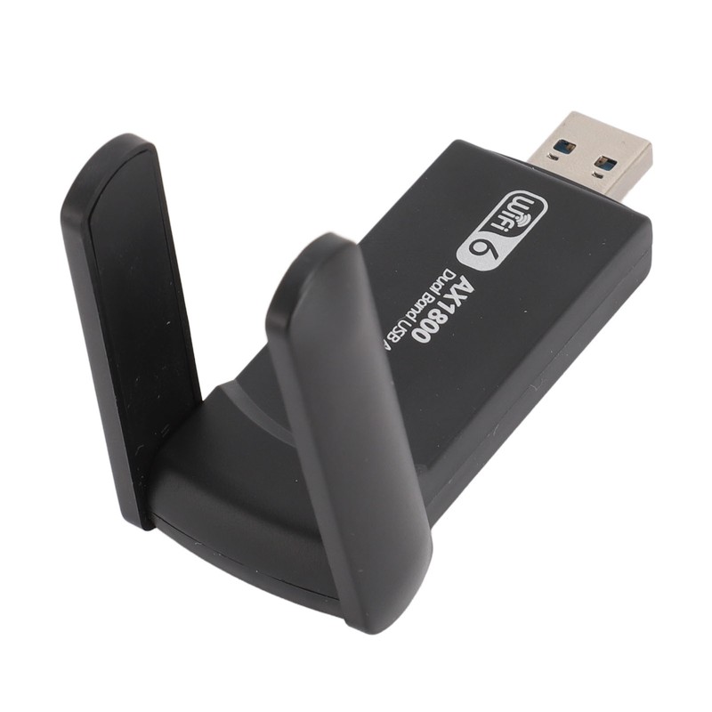 USB WiFi 6 Adapter 1800Mbps 2.4G 5G Dual Band Wireless