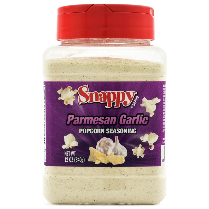 Snappy Parmesan Garlic Popcorn Seasoning, 12 Oz