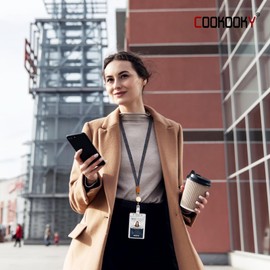 Cute Lanyard id Holder Durable Retractable lanyards for id Badges,Waterproof ID Badge Holder for Cruise Ships Key Cards