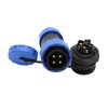 ZBLZGP TY20 4-Pin 25A Bulkhead Waterproof Connector Quick Disconnect Male