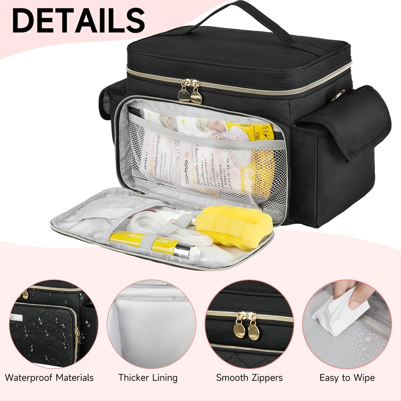 Breast Pump Bag Compatible with Spectra S1 and S2, Breast