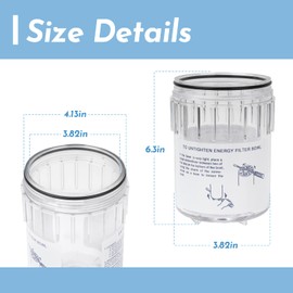 ANTOBLE R0373500 Energy Filter Bowl with O-Ring Replacement Kit for Zodiac Baracuda Jandy Ray-Vac Pool and Spa Cleaner