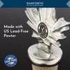 Danforth Maple Leaf Fall/Autumn Bottle Stopper, Pewter, Natural Cork -