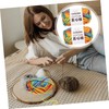 TEHAUX 2pcs Multi Color Crafting Yarns Durable DIY Knitting Supply