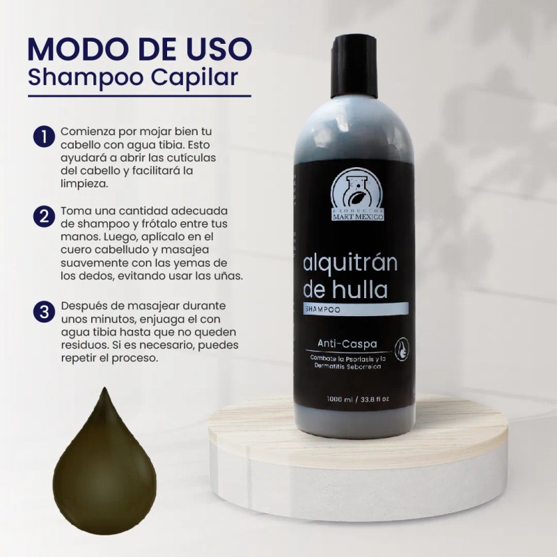 Shampoo De Alquitrán De Hulla Control Psoriasis Y Caspa Productos