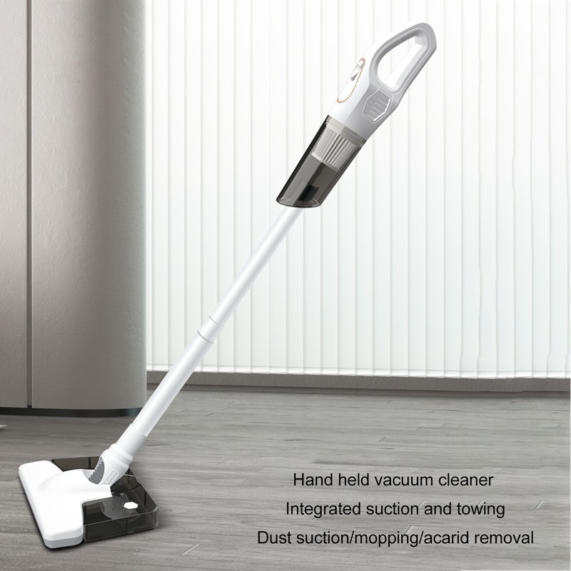 Hand Held Vacuum Cleaner 2000mAh USB Interface White Powerful Cordless