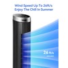 OmniBreeze Digital Electric Tower Fan, with Remote Control, LED Display,