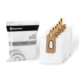 Vacmaster 952546 Bagged Upright Replacement Dust Bags, Pack of 6, for Ultra-Lightweight Bagged Upright Vacuum (Model: UB0402)